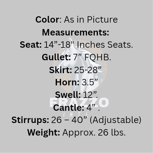 Tan Leather western roping horse saddle with matching Headstall, Reins, Breastplate and Cinch